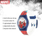 Marvel Spider Man Kids Analog Wrist Watch for Boys | Soft Silicone Strap | Lightweight Comfortable Watch for Children | Adjustable Buckle Casual Daily Wear Watch for Kids