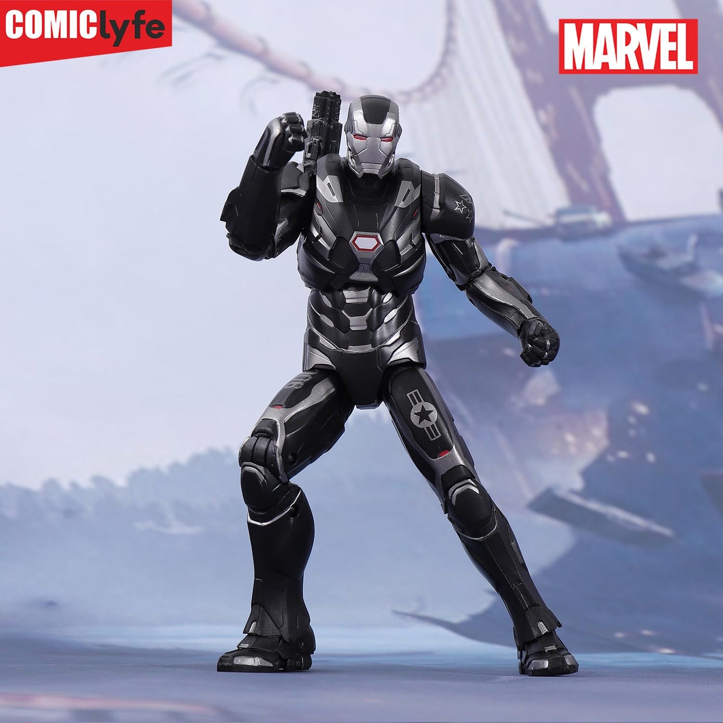 Marvel War Machine Action Figure Toy (7 Inch )