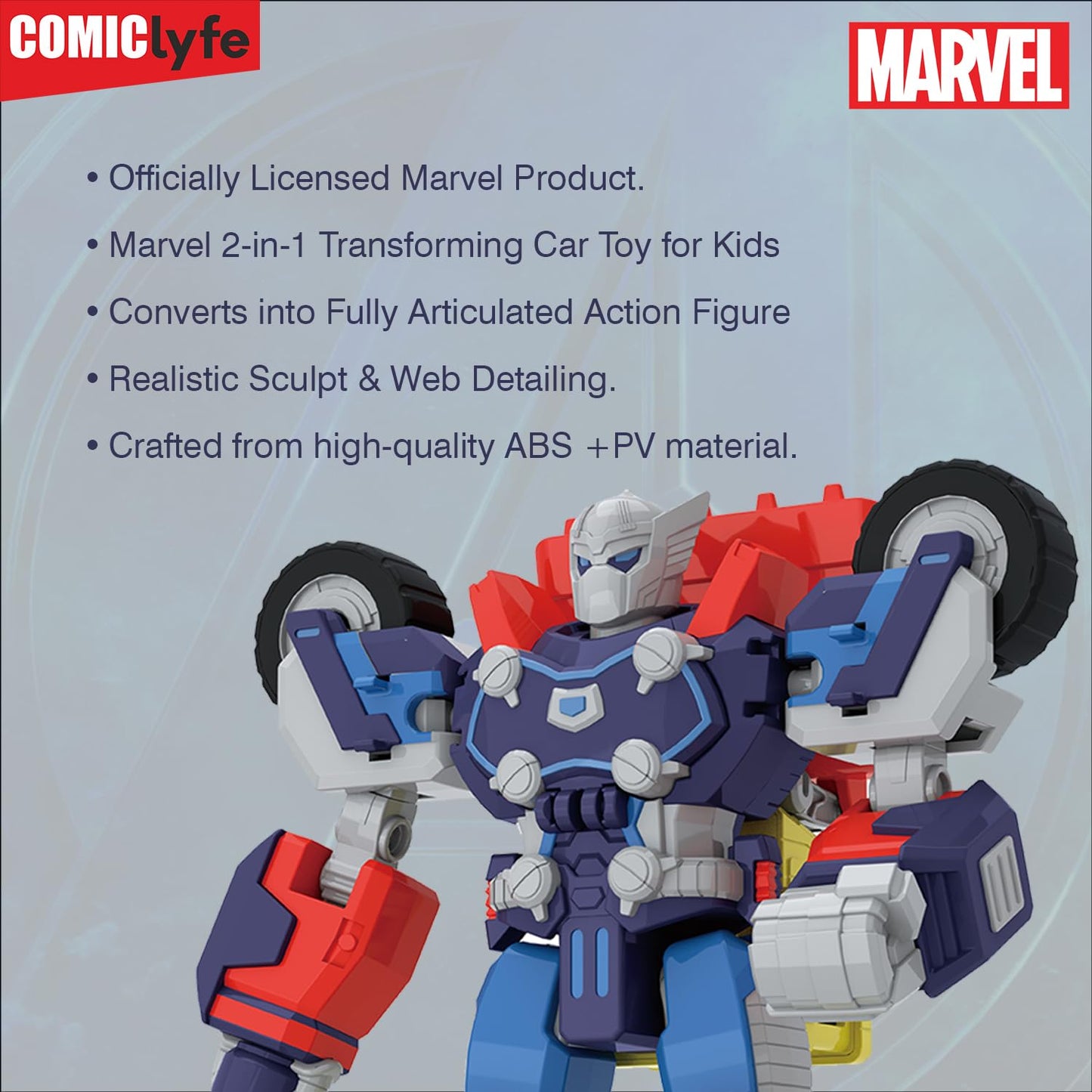 Marvel Thor Transforming Mech Suit Construction Truck