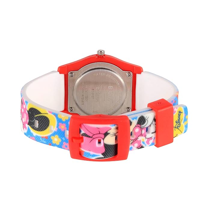 Disney Multicolour Dial Watch For Kids Round Analogue Children Wrist Watch Cute Little Girls Birthday Gift For Daughter-Age 3 To 12 Years (Multicolor, Silicone)