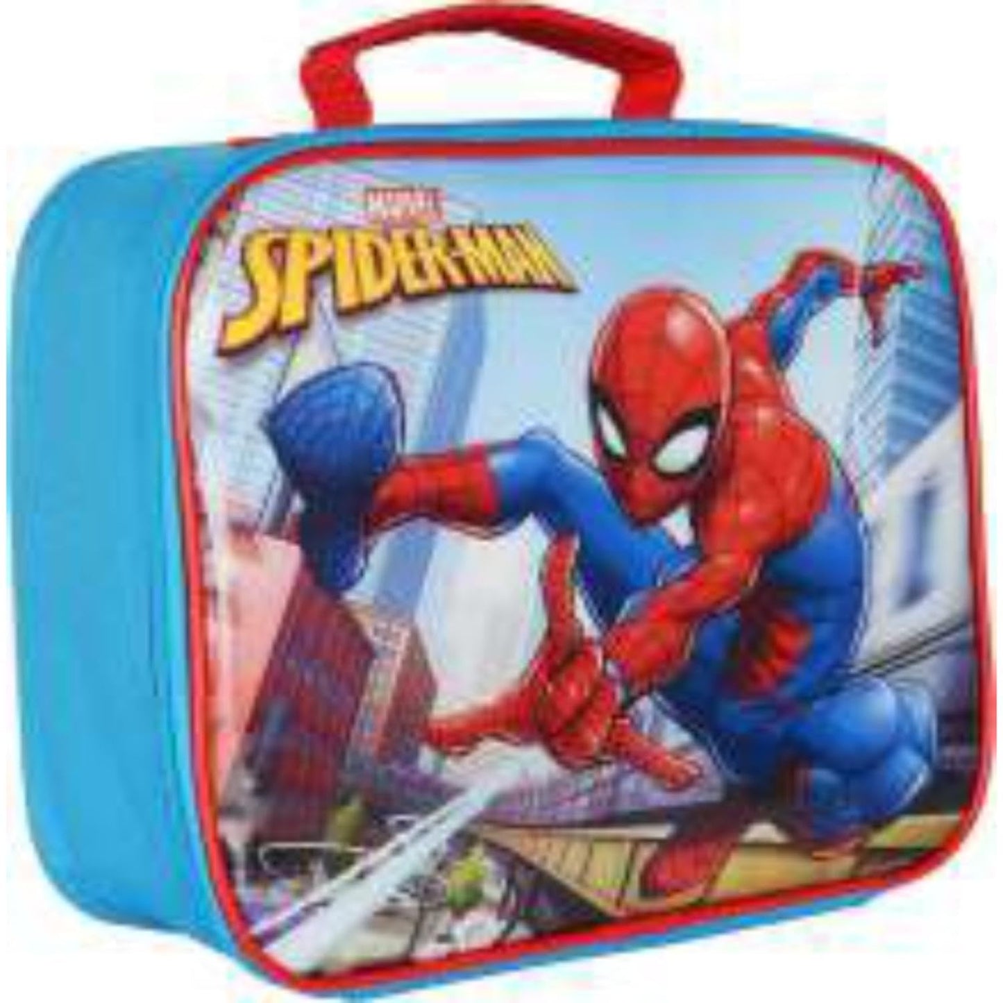 Marvel Spider-Man Insulated Lunch Bag for Kids | Leak-Proof, Durable, Lightweight Portable Tiffin & Storage Bag for School, Office, College & Travel – 5 Litre, Red & Blue