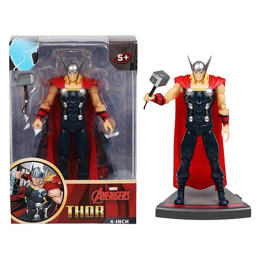 Marvel Avengers Thor  Action Figure Toy [4 Inch]