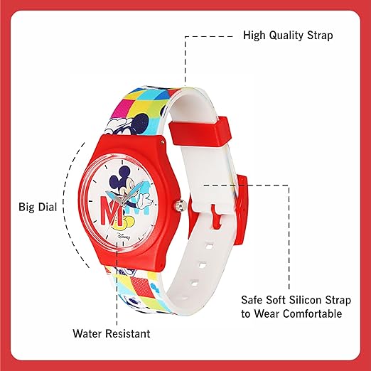Disney Nylon Mickey Mouse Wrist Watch