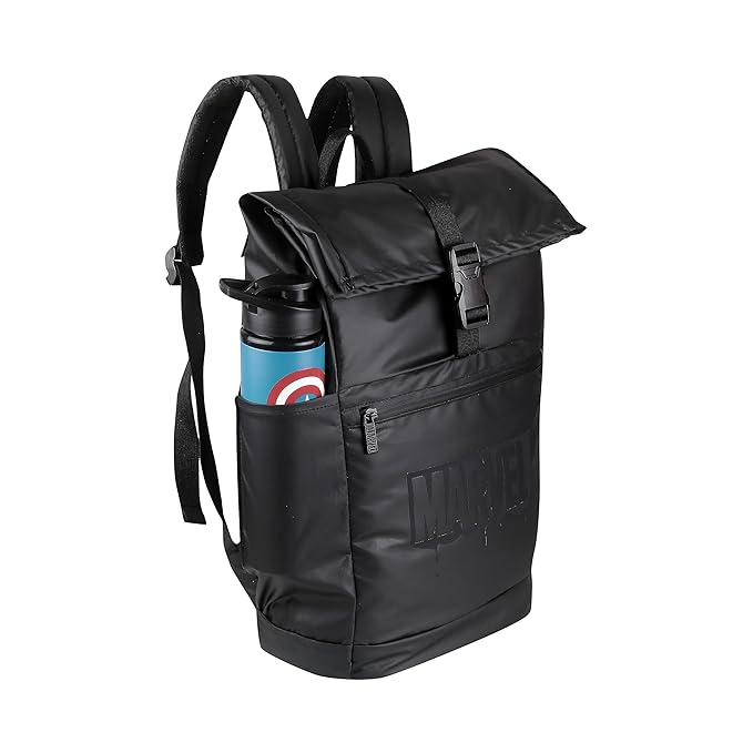 Marvel Office & Travel Backpack – Stylish Black Laptop Bag for Men, Women, Boys & Girls – Unisex Lightweight Daypack with Tablet Compartment