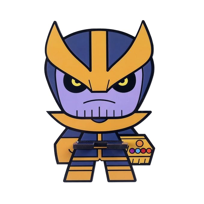 Marvel Avengers Super Hero Thanos Mobile Stand (Purple), Mobile Stand for Desk
