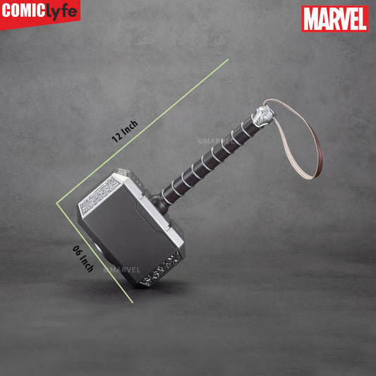 Marvel Superhero Hammer Collectible Toy, Premium Mjolnir Style Hammer