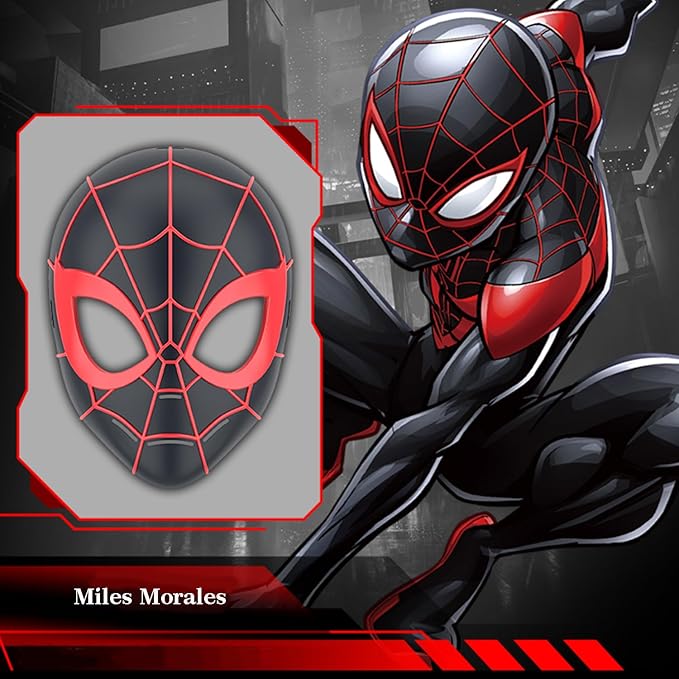 Marvel Miles Morales Spider-Man Role Play Mask