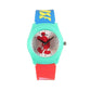 Disney Mickey Mouse Kids Analog Watch – Multicolour Silicone Strap, Round Dial | Fun Birthday Gift for Boys & Girls Ages 6–12