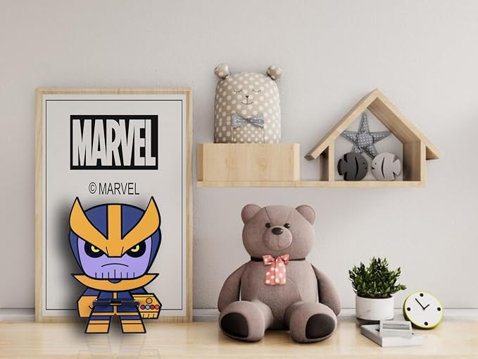 Marvel Avengers Super Hero Thanos Mobile Stand (Purple), Mobile Stand for Desk
