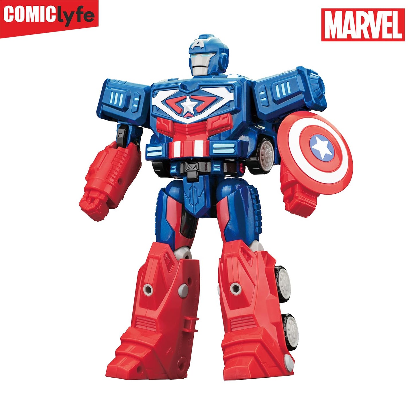 Marvel Captain America Transforming Mech Suit Truck 2 in 1 Toy