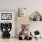 Marvel Avengers Super Hero Black Panther Mobile Stand (Black), Mobile Stand for Desk