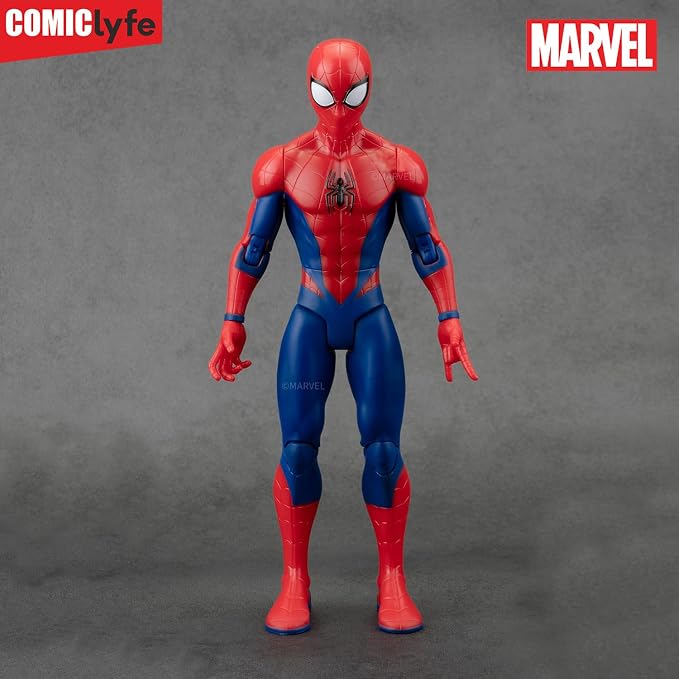Marvel Classic Spider-Man Action Figure Toy | Avengers Marvel Collectible Figurine [9 Inch]