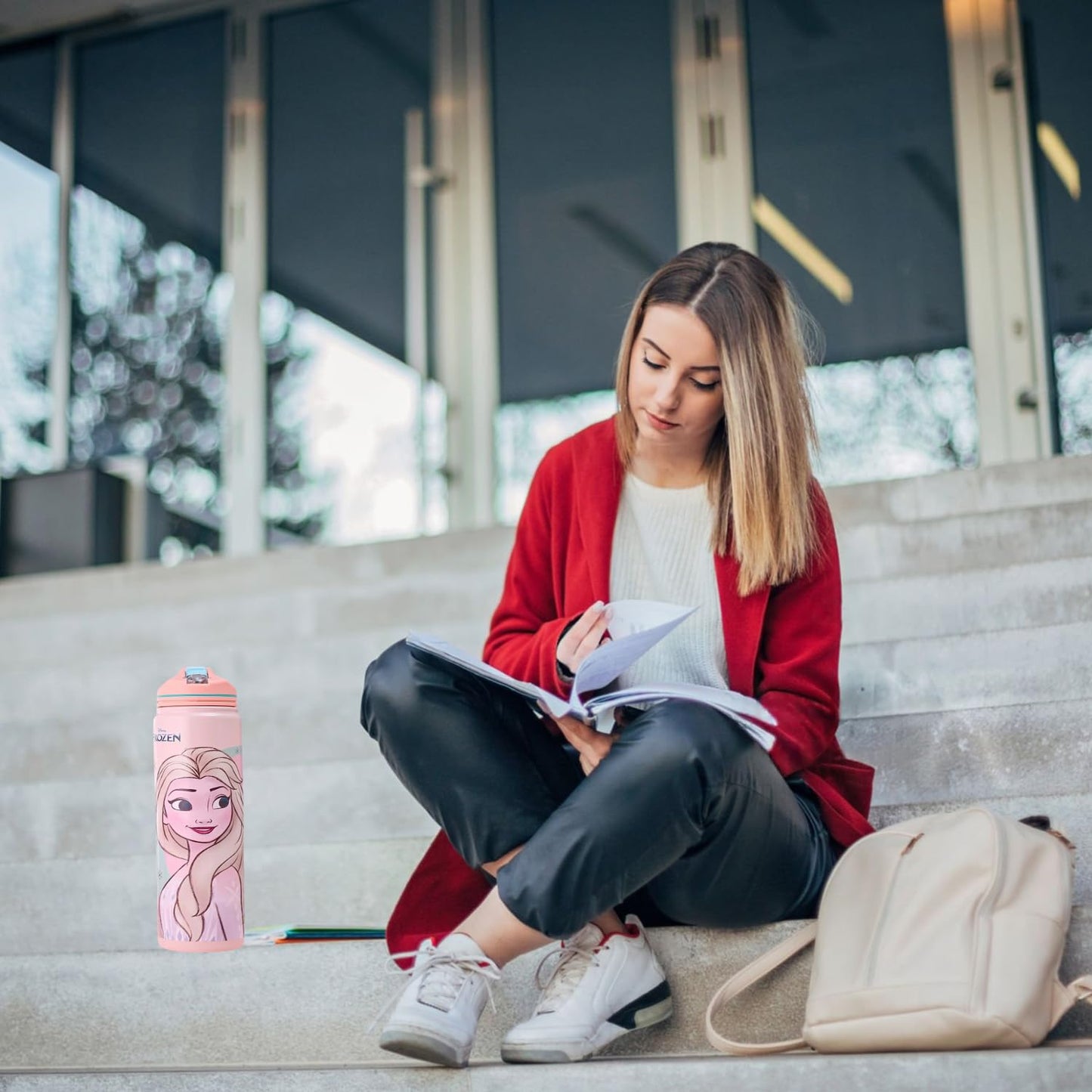 Disney Princess Double Walled Insulated Sipper Water Bottle – 750ml
