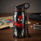Marvel Spider-Man Stainless Steel Water Bottle for Kids, Leakproof Sports Sipper Bottle with Flip Top Lid, BPA-Free Reusable Drinking Bottle for School, Travel, Gym & Outdoor Use 500ml