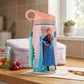Disney Frozen Stainless Steel Water Bottle for Kids, Leakproof Sipper Bottle with Carry Loop, BPA-Free Metal Water Bottle for School, Travel, Picnic, Sports & Daily Hydration for Girls (Peach Pink)
