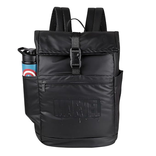 Marvel Office & Travel Backpack – Stylish Black Laptop Bag for Men, Women, Boys & Girls – Unisex Lightweight Daypack with Tablet Compartment