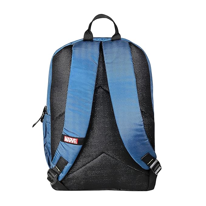 Marvel Avengers 17 Inch | 22 Ltrs Casual Backpack with Faux Leather Base
