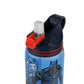 Marvel Avengers Stainless Steel Water Bottle for Kids, Leakproof Sipper Bottle with Handle & Strap, Non-Insulated Reusable Drinking Flask for School, Travel & Outdoor Activities