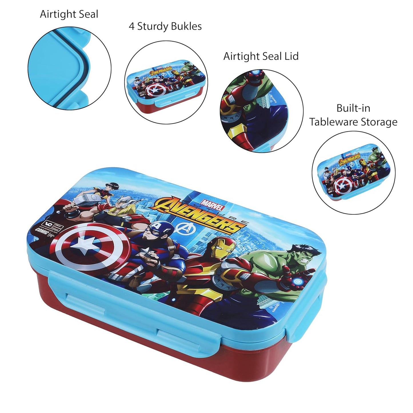 Marvel Avengers Hero Kids Lunch Box
