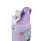 Disney Frozen Stainless Steel Water Bottle for Kids, Leakproof Sipper Bottle with Carry Loop, BPA-Free Metal Water Bottle for School, Travel, Picnic, Sports & Daily Hydration for Girls (Lavender)