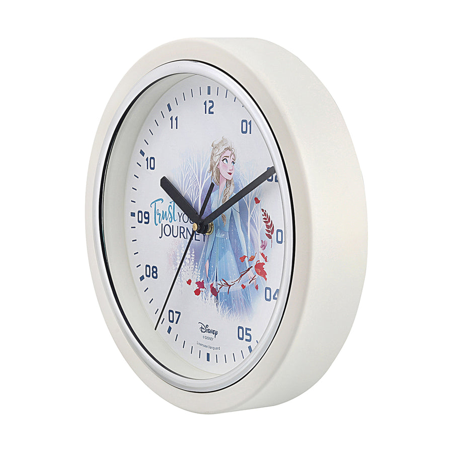 Disney Frozen Wall Clock Analog Wall Clock for Living Room Stylish Design Big Size Home Decor Wall Clock (Trust Your Journey),Multicolour,Standard