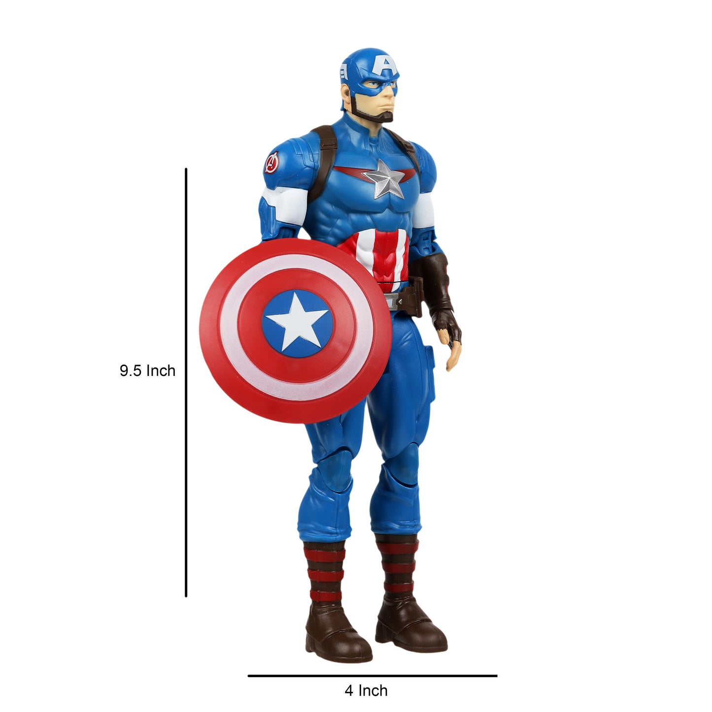 Marvel Captain America  Action Figure Toy [9 Inch]