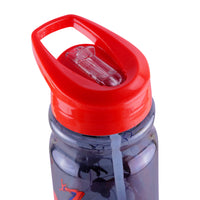 Spiderman Unisex Kids Sipper Water Bottle 500 ml Bottle (Pack of 1, Red, Grey)