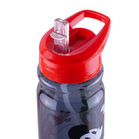 DISNEY Mickey Mouse Plastic Unisex Kids School Water Bollte 500 ml Bottle  (Pack of 1, Red, Grey, Plastic)