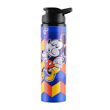 Disney Mickey Mouse Steel Single Wall Water Bottle | Blue | AZ2025