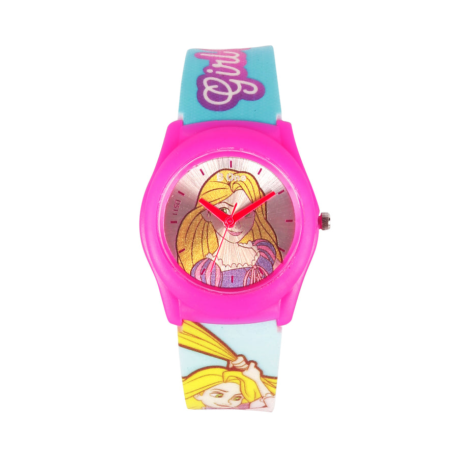 Disney Princess Rapunzel Multicolor Wrist Watch for Kids