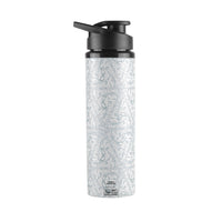 Marvel Avengers Logo Steel Water Bottle - White: Stay Hydrated with Earth's Mightiest Heroes