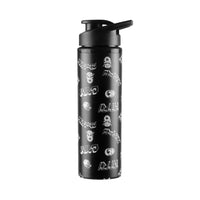 Marvel Avengers Captain America Steel Water Bottle for Unisex Adults, Boys and Girls 750ml (Black)