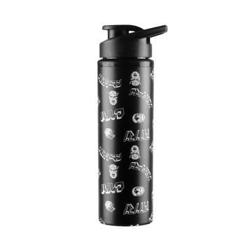 Marvel Avengers Captain America Steel Water Bottle for Unisex Adults, Boys and Girls 750ml (Black)