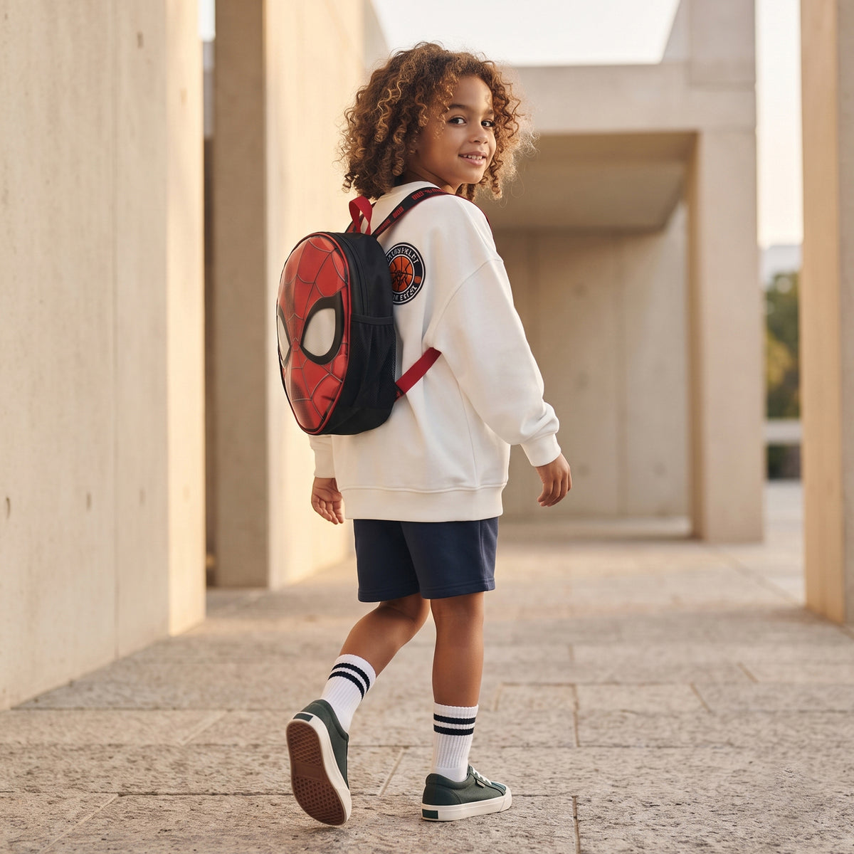 Marvel Spider-Man Backpack for 3 Years above Kids 13 Inch Small School Bag