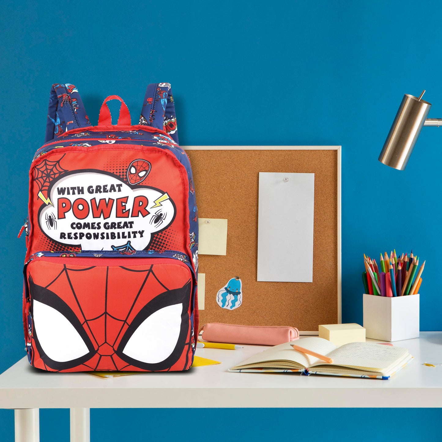 MARVEL Avengers Spiderman Unisex Kids Reversible School Backpack
