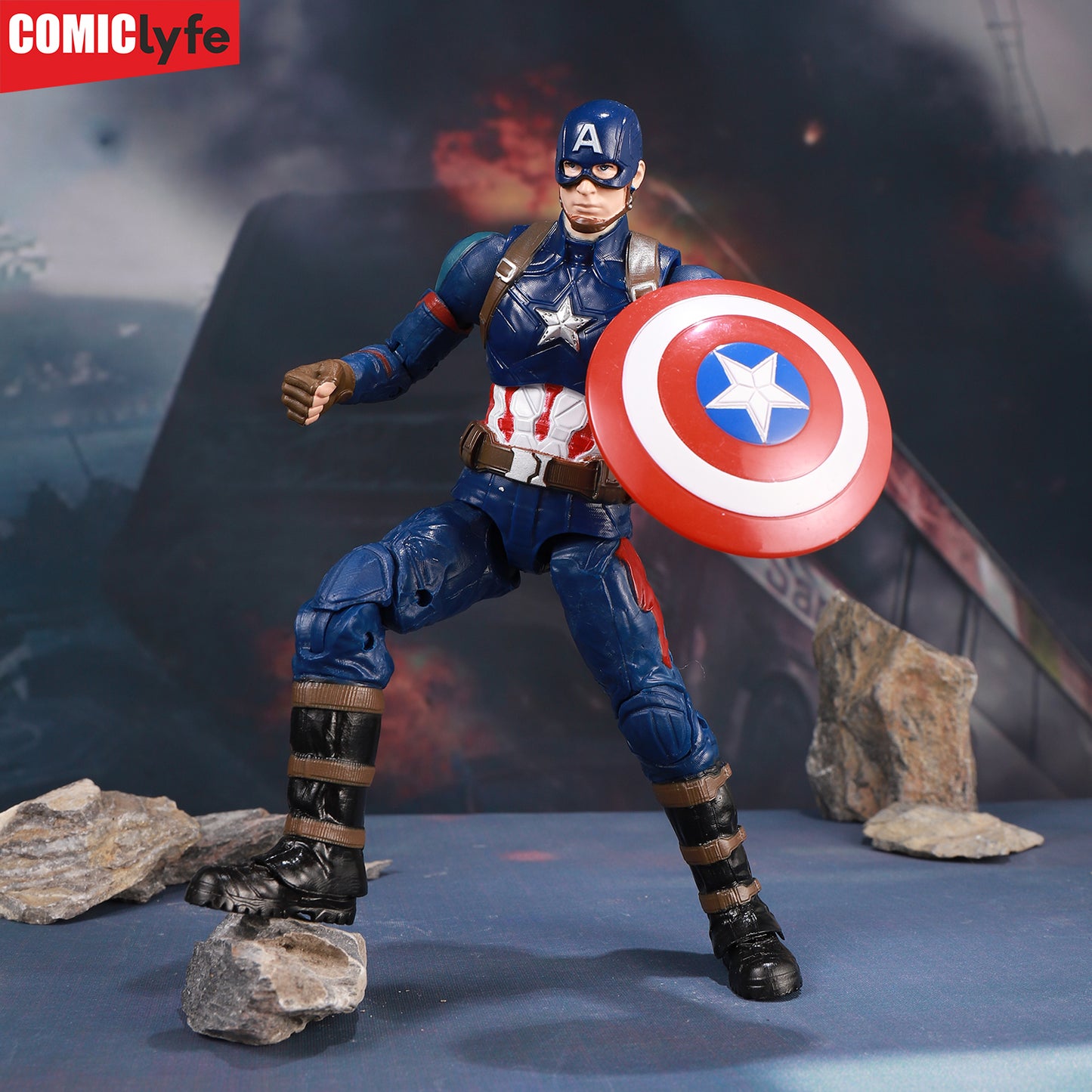 Marvel Captain America  Action Figure Toy  [7 Inch]