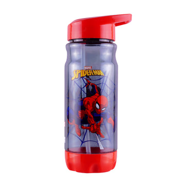 Spiderman Unisex Kids Sipper Water Bottle 500 ml Bottle (Pack of 1, Red, Grey)