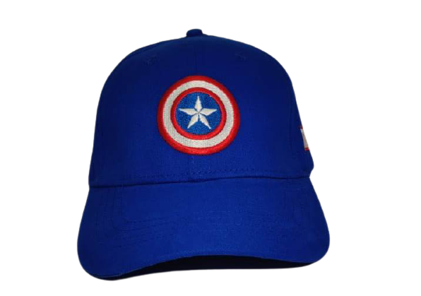 Marvel Unisex-Adult Caption America Cap with Embroidery Work (Blue