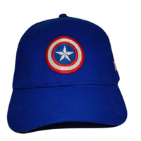 Marvel Unisex-Adult Caption America Cap with Embroidery Work (Blue