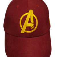 Marvel Avengers Logo Maroon Cap for Men - Show Your Superhero Style with this Iconic Headwear