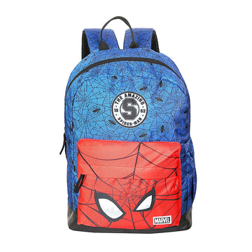 Marvel Spider-Man 17 Inch | 22 Ltrs Casual Backpack With Faux Leather Base Multicolor-AZ139