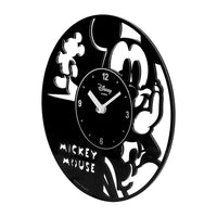 Disney Mickey Mouse Acrylic Wall Clock - Classic Black Design for Timeless Charm