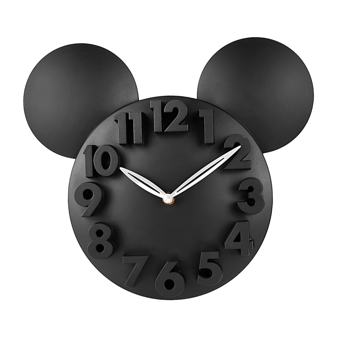 Disney Mickey Mouse Big Digit 3D Wall Clock Multicolor