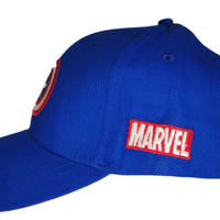 Marvel Unisex-Adult Caption America Cap with Embroidery Work (Blue