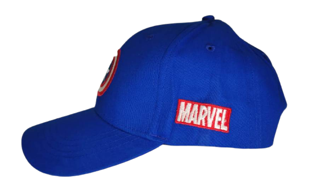 Marvel Unisex-Adult Caption America Cap with Embroidery Work (Blue