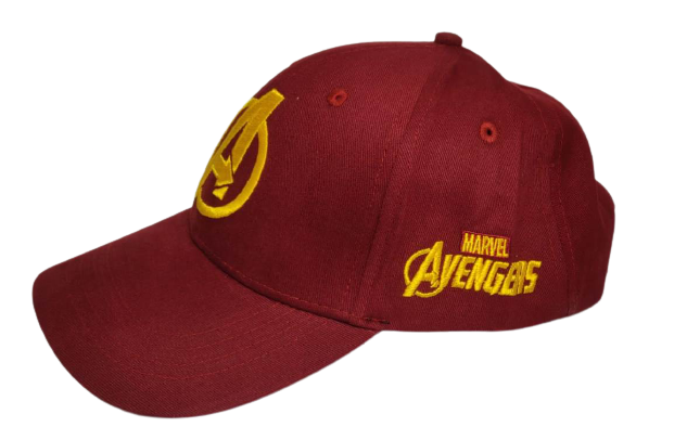 Marvel Avengers Logo Maroon Cap for Men - Show Your Superhero Style with this Iconic Headwear