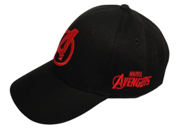 Marvel Avengers with Avengers Logo Embroidery Work Black Colour