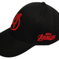 Marvel Avengers with Avengers Logo Embroidery Work Black Colour