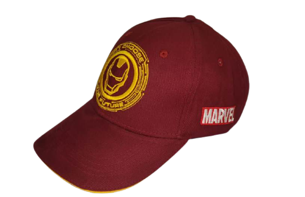 Marvel Iron Man Soft Cotton Adjustable Unisex Cap Quick Drying Sun Hat Protection For Summers Outdoor Activities Sports Baseball Hat For Men And Women (Free Size) Red