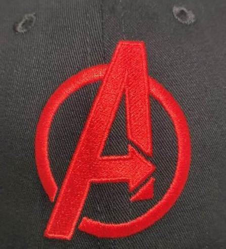 Marvel Avengers with Avengers Logo Embroidery Work Black Colour